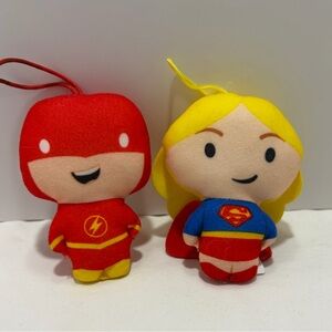 DC Comics The Flash & Supergirl Plush